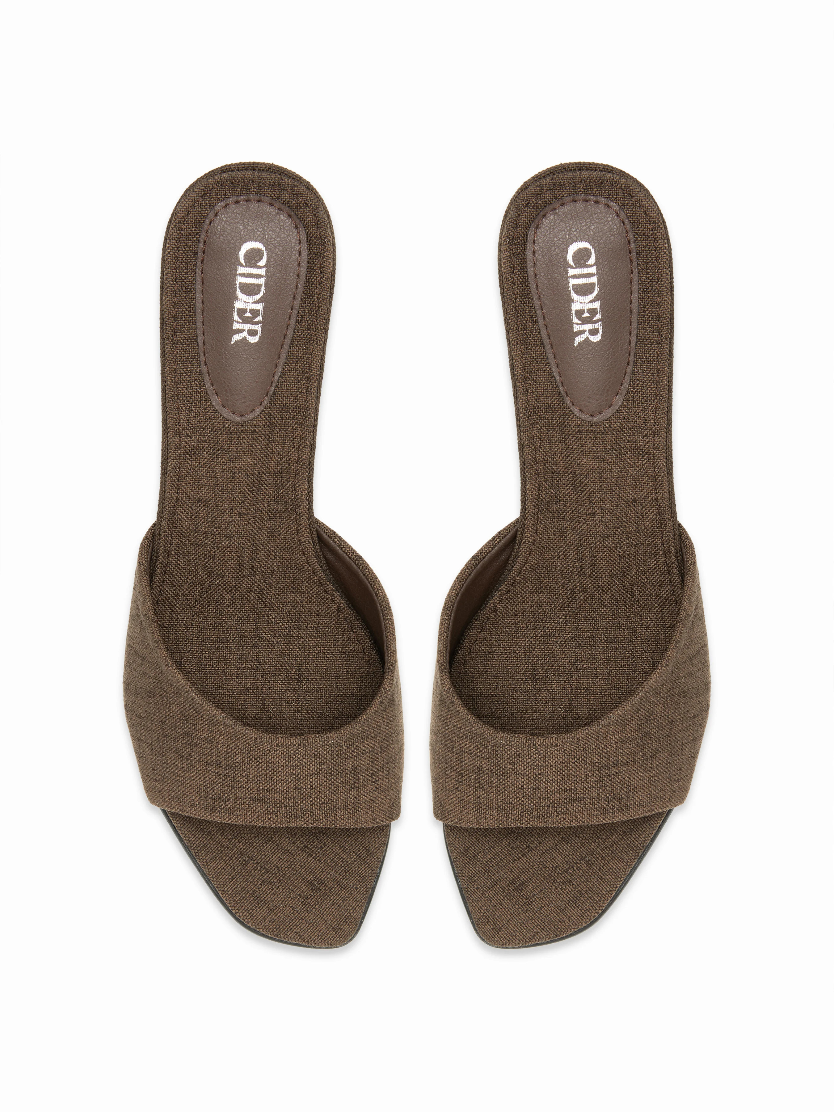 CHUNKY HEELED SANDALS | Cider