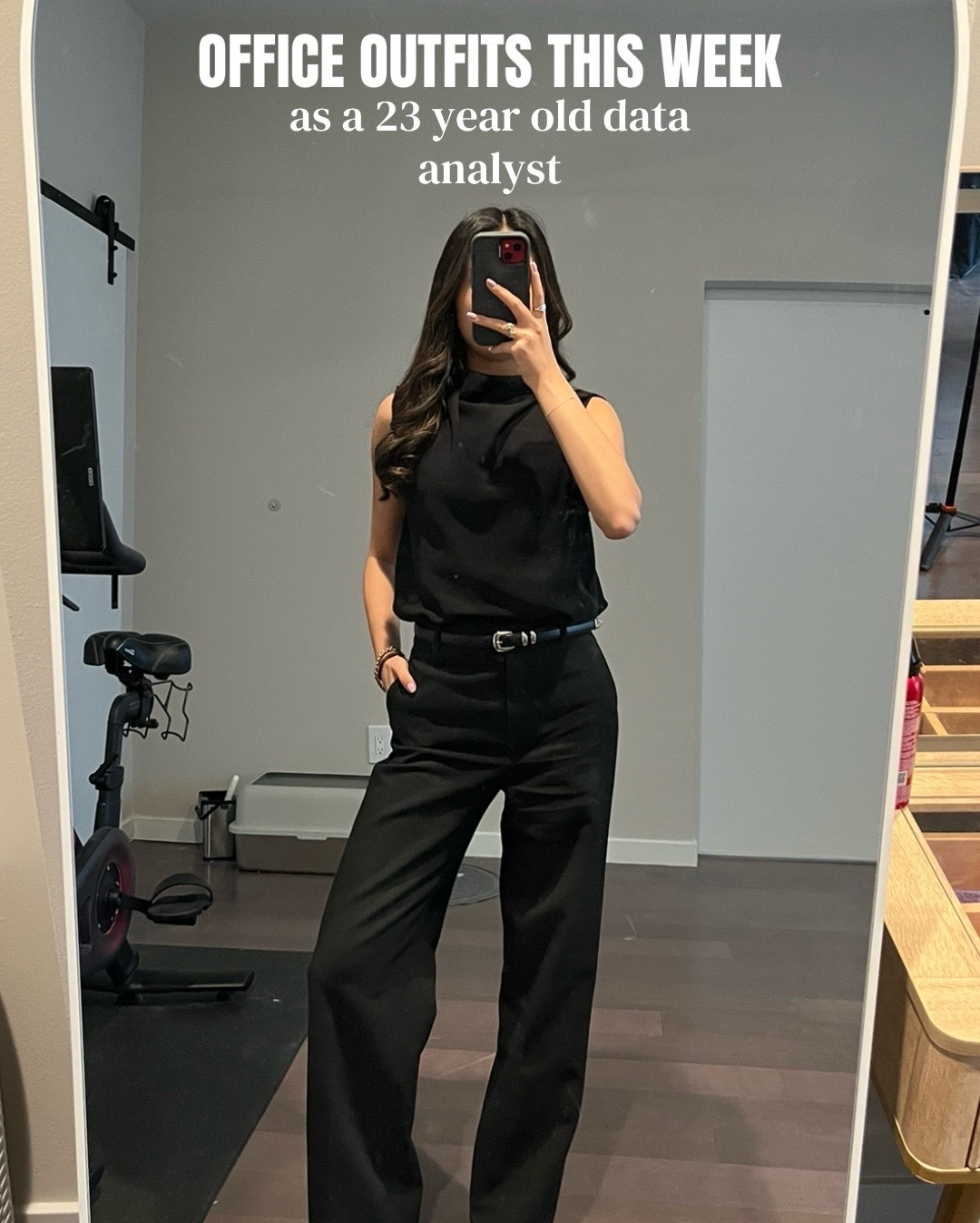 from the drafts from a few weeks ago bc i forgot tuesday 😭 @Aritzia 

#officeootd #officeoutfits #workwearinspo #corporateoutfits #officewear work ootd as a 23 year old, agency pant, carter blouse, golightly sleeveless, cashmere cardigan, farrah low rise 

#LTKootd #LTKWorkwear #LTKgrwm