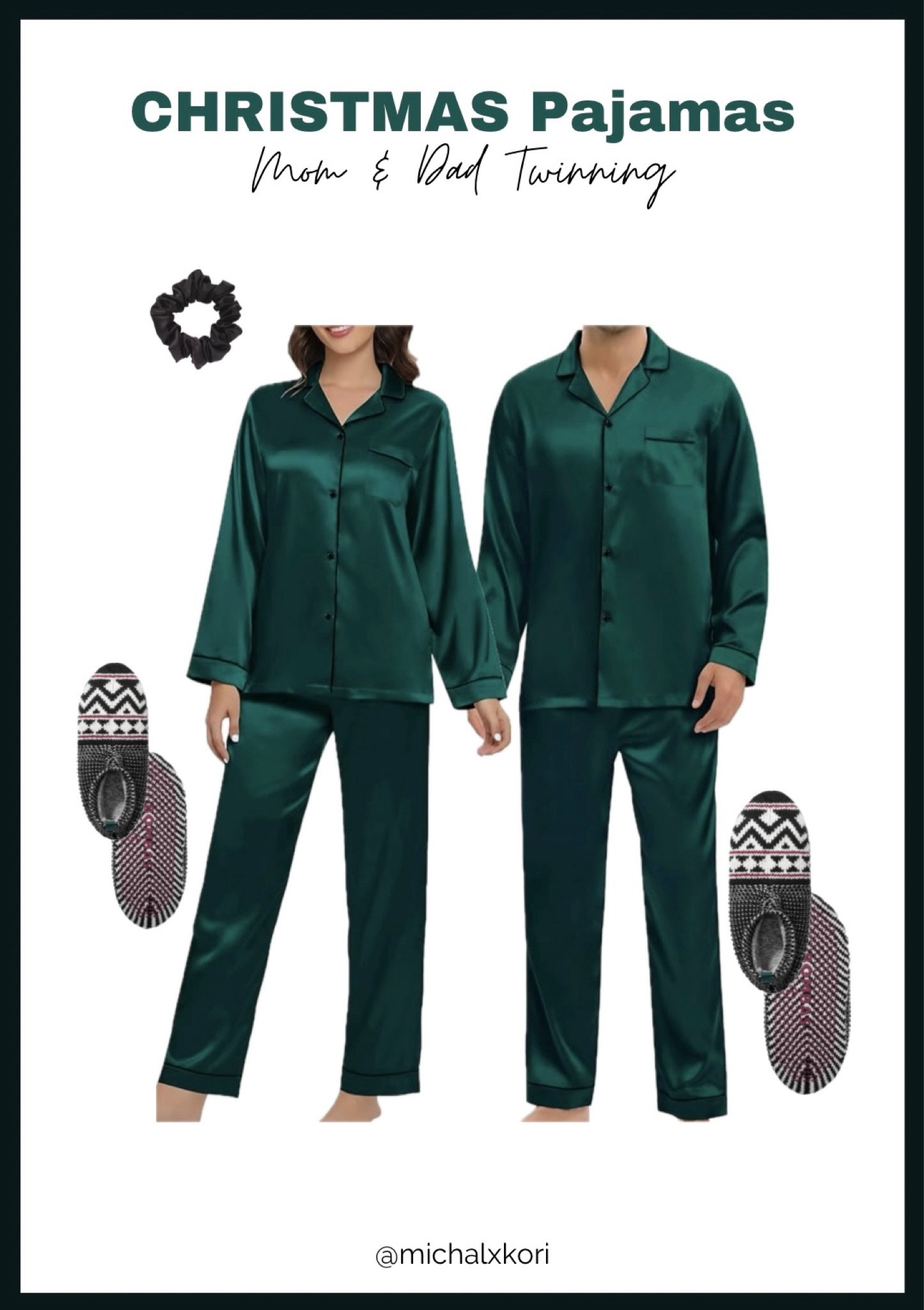 Matching Christmas pajamas for mom and dad.🎄

#LTKmens #LTKfamily #LTKHoliday