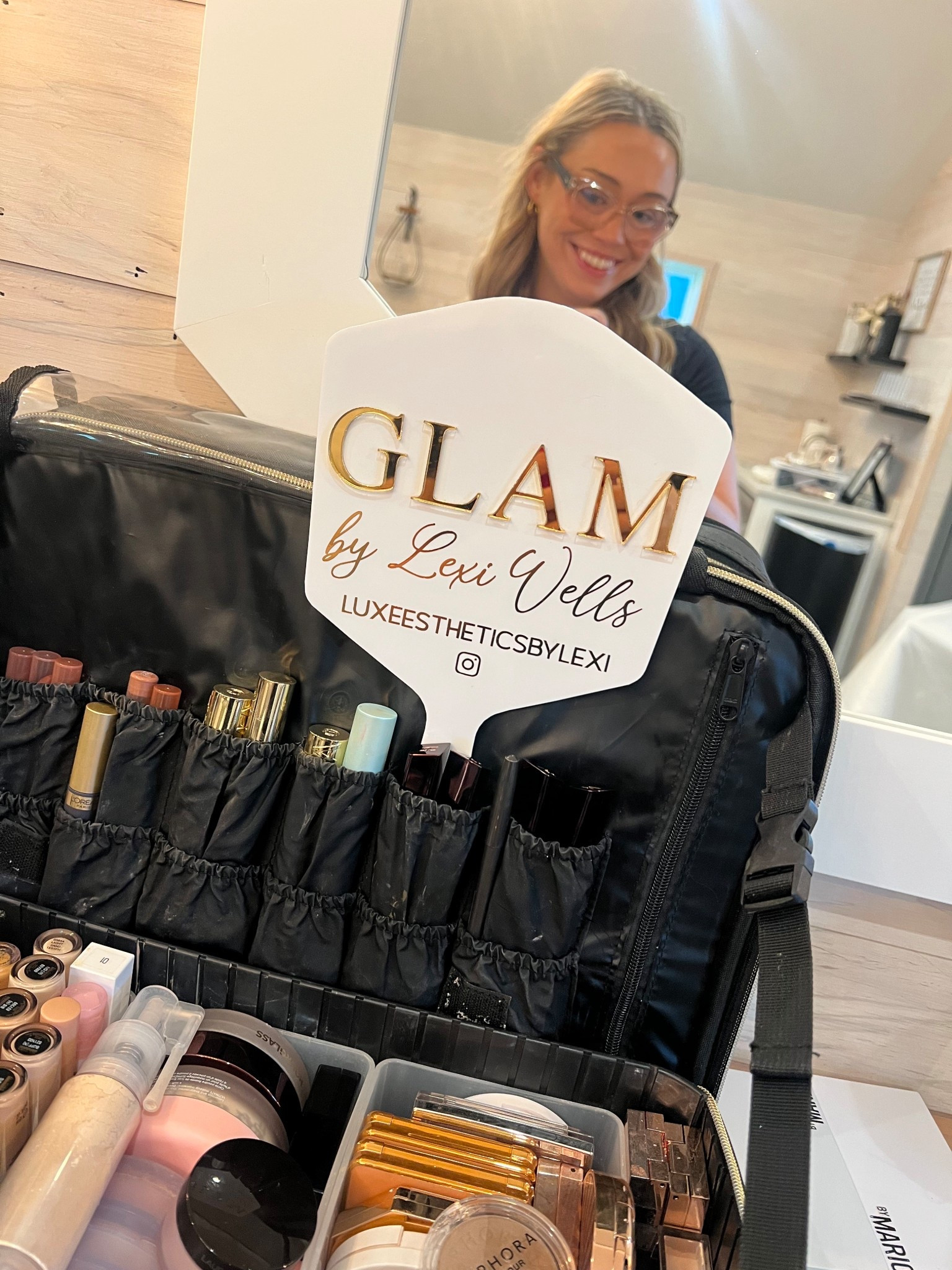 I found the cutest custom makeup mirror EVER from Sherm & Co on Esty  

#LTKWedding #LTKBeauty