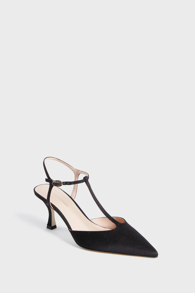 Black Grosgrain Margot Heels | Tuckernuck (US)