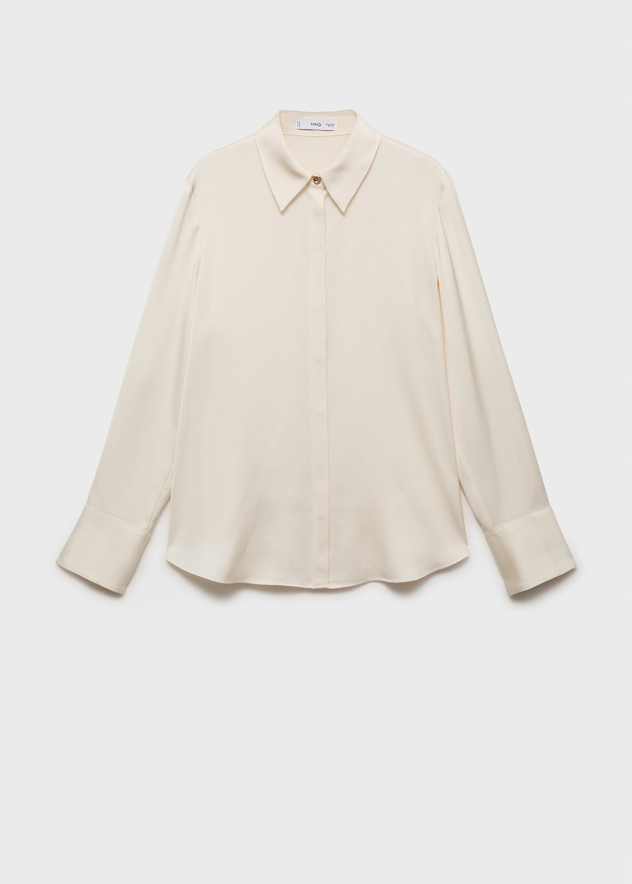 Satin finish flowy shirt - Women | MANGO Netherlands | MANGO (UK)