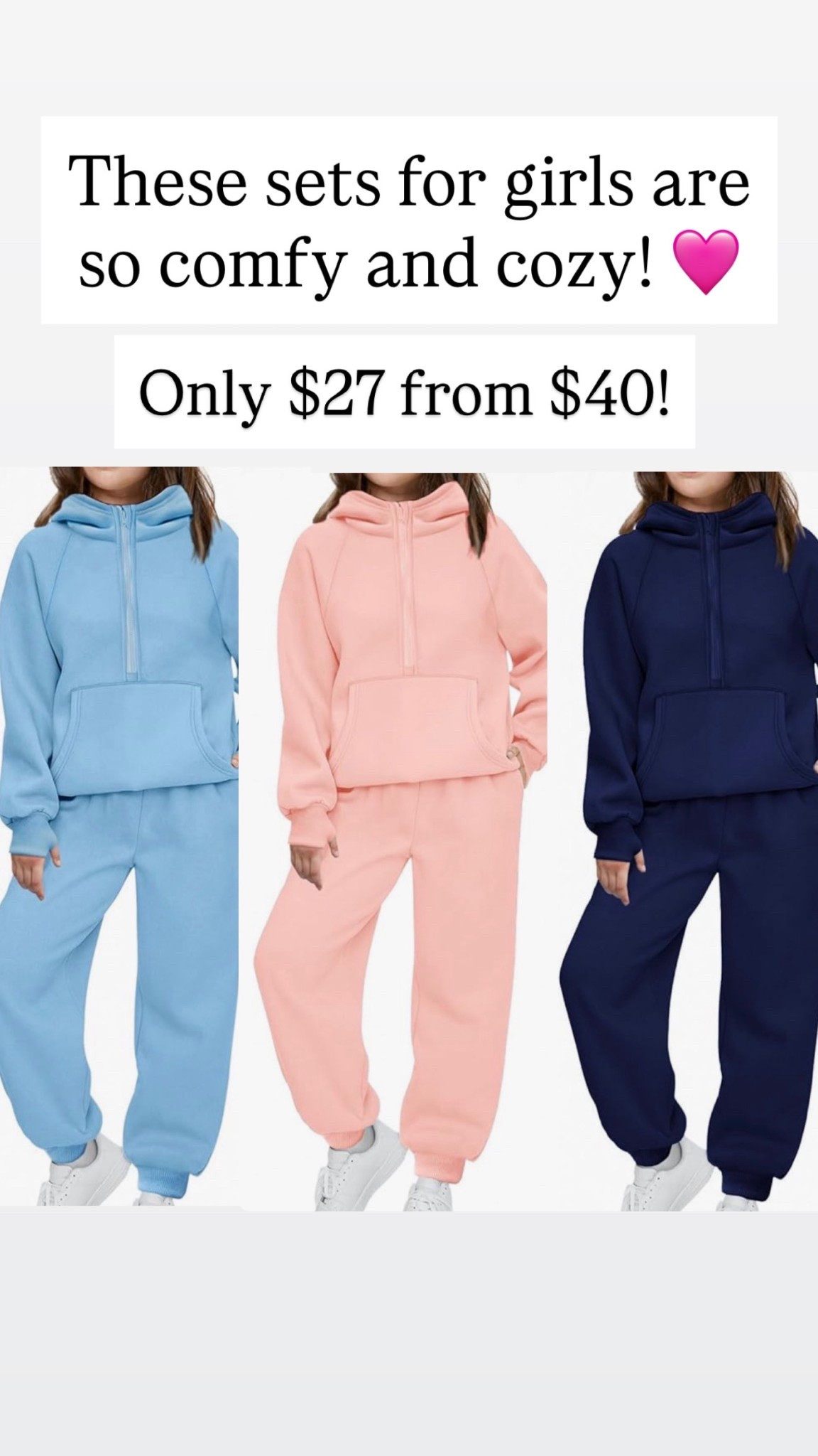 These sets are just adorable for $27!

#LTKSaleAlert #LTKKids