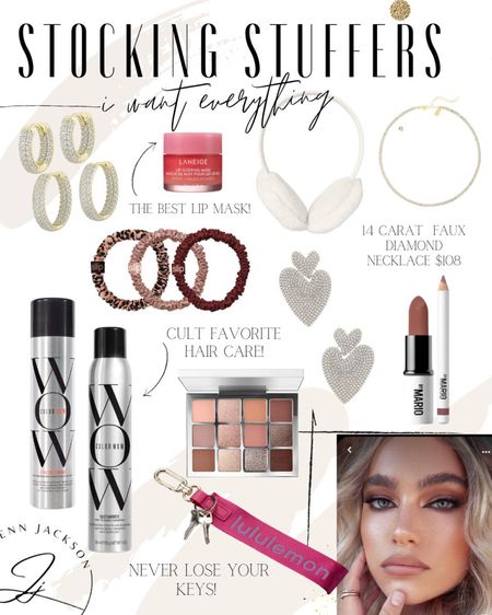 Stocking stuffers 
Makeup 
Lululemon 


#LTKGiftGuide #LTKHoliday #LTKSeasonal
