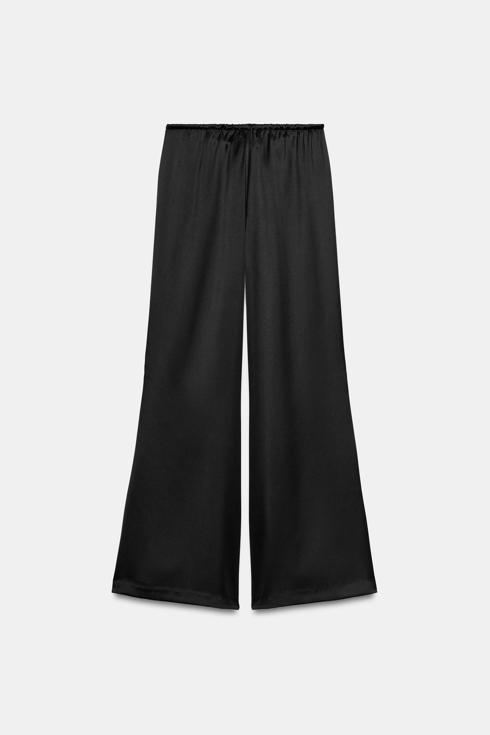 SATIN TROUSERS WITH DRAWSTRINGS | Zara UK
