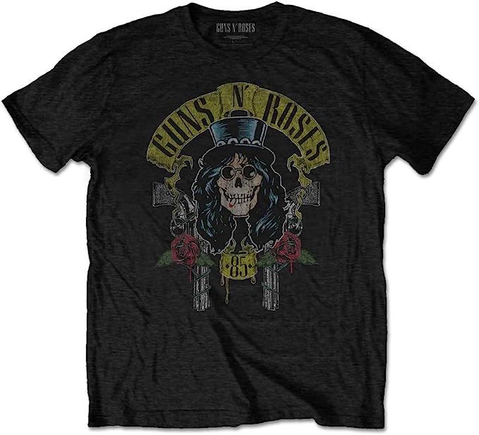 Guns N' Roses 'Slash 85' T-Shirt | Amazon (US)