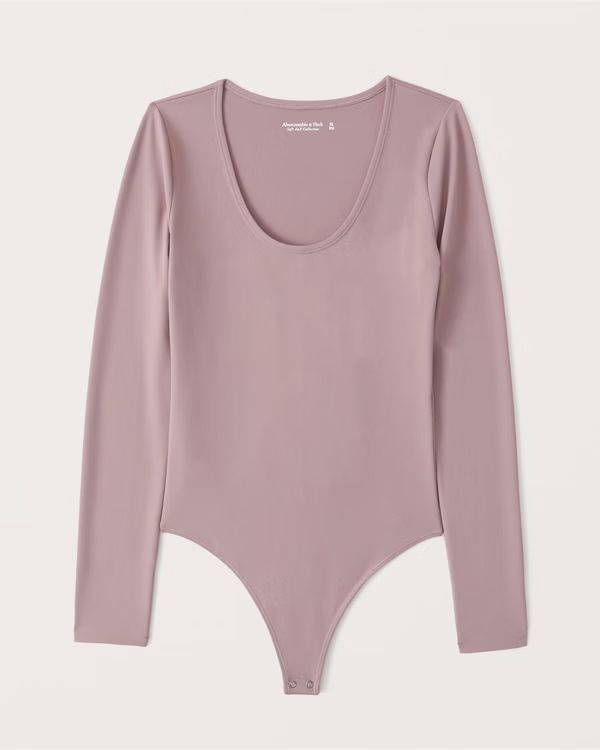 Seamless Fabric Scoopneck Bodysuit | Abercrombie & Fitch (US)