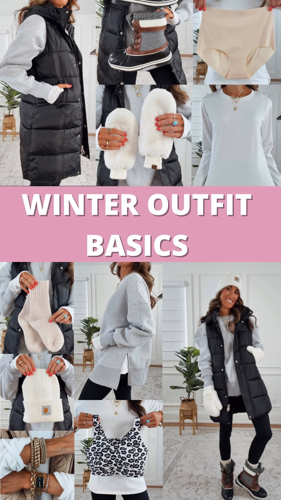 Winter Vest Outfit - wearing a size small in fleece lined top and pullover and size xsmall in leggings and puffer vest 

#LTKootd #LTKSeasonal #LTKActive