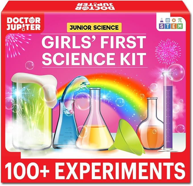 Doctor Jupiter Girls First Science Experiment Kit for Kids Ages 4-5-6-7-8| Christmas, Birthday Gi... | Amazon (US)