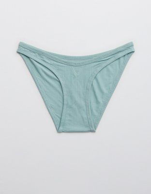 Aerie Modal Ribbed High Cut Bikini Underwear | American Eagle Outfitters (US & CA)