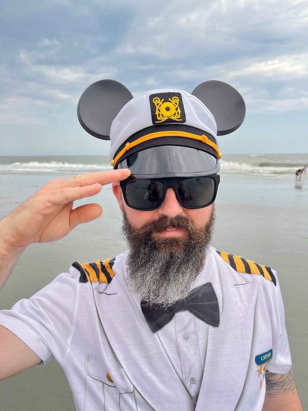 Mickey Captain Hat - Etsy | Etsy (US)