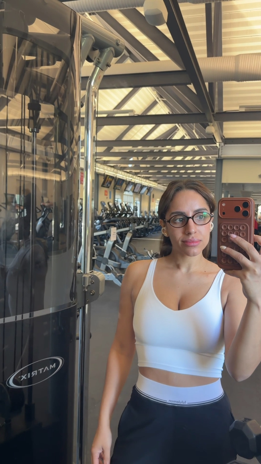 Gym fit check 🤍