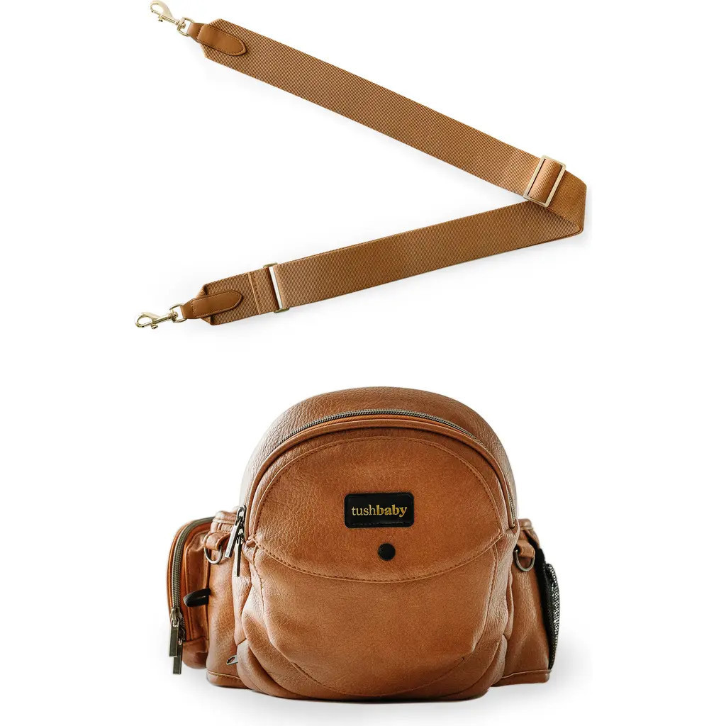Tushbaby Hip Seat Carrier + Crossbody Strap Set in Cognac/Tan at Nordstrom | Nordstrom