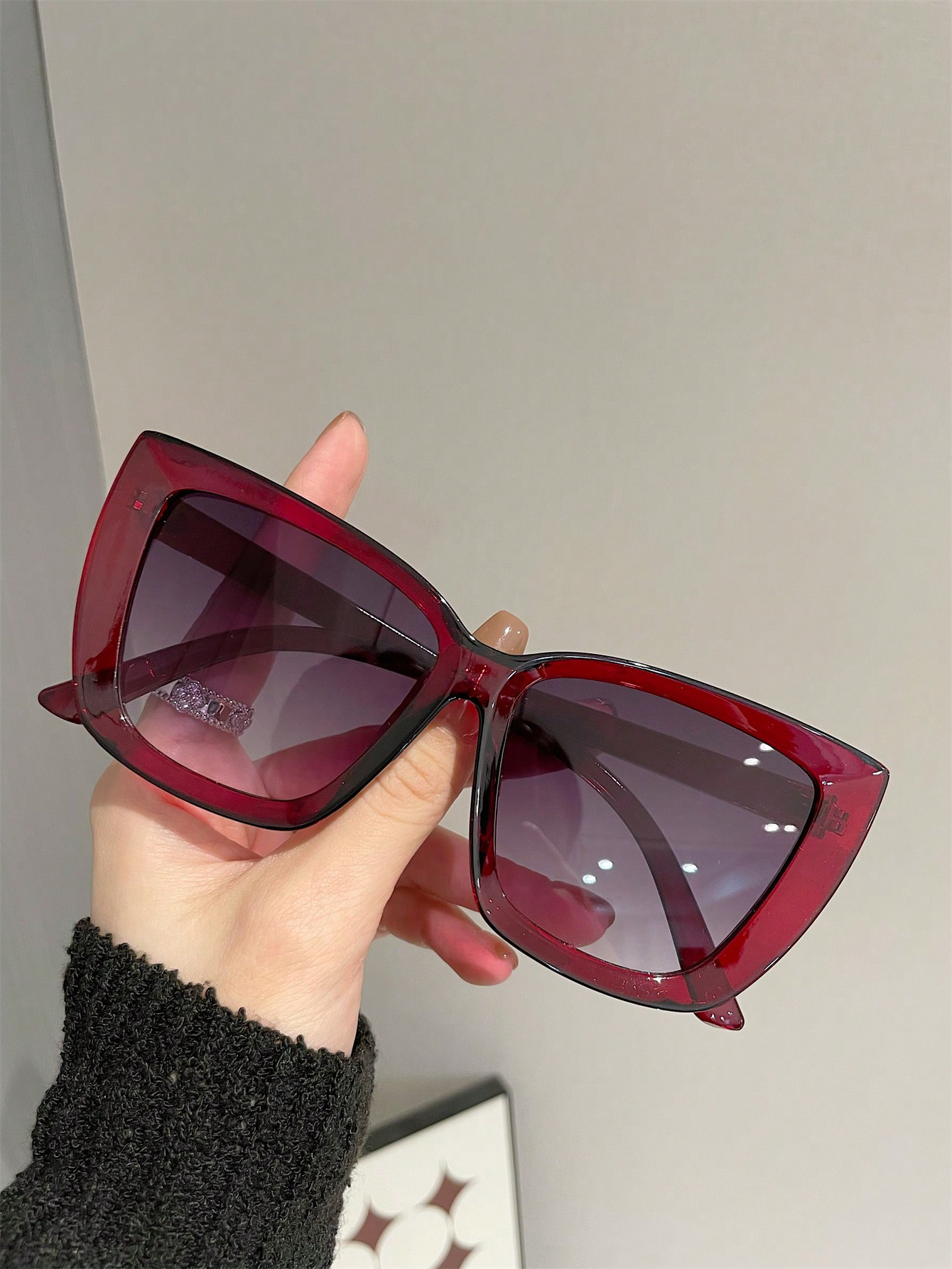 1pc Women's Cat Eye Fashion Glasses Shades Beach Accessories Beach Accessories For Women Glasses ... | SHEIN