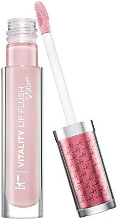 IT Cosmetics Vitality Lip Flush Stain, Je Ne Sais Quoi - Lightweight, Ultra-Hydrating Gloss + Col... | Amazon (US)