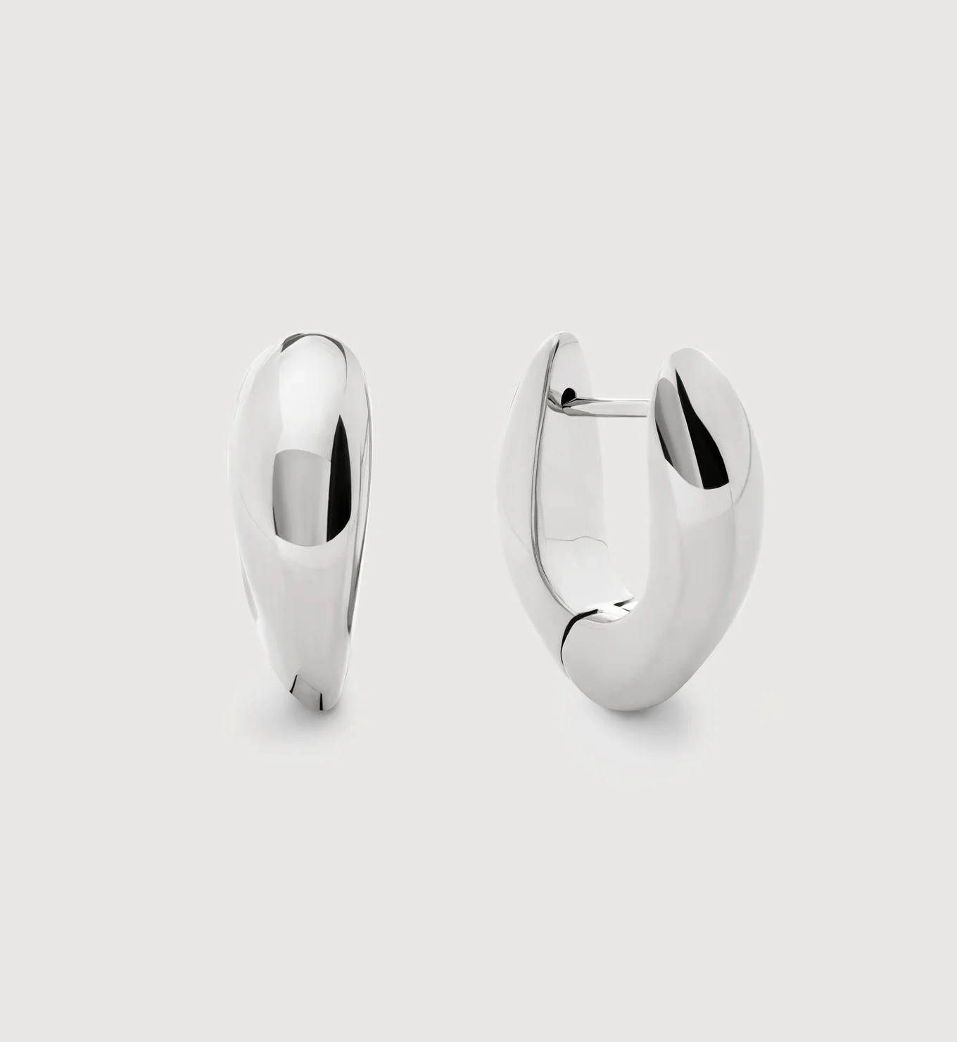 Nura Reef Medium Hoop Earrings | Monica Vinader (Global)