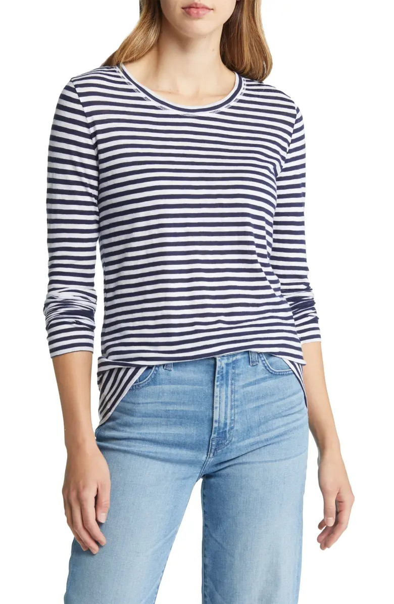 Caslon® Long Sleeve Crewneck T-Shirt | Nordstrom | Nordstrom