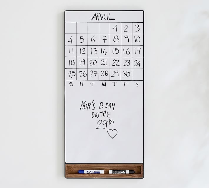 Trenton Whiteboard Calendar | Pottery Barn (US)