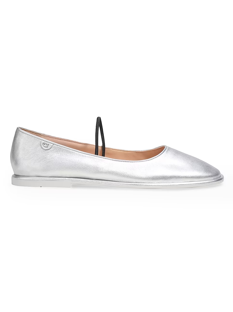 Emilia Metallic Leather Ballet Flats | Saks Fifth Avenue