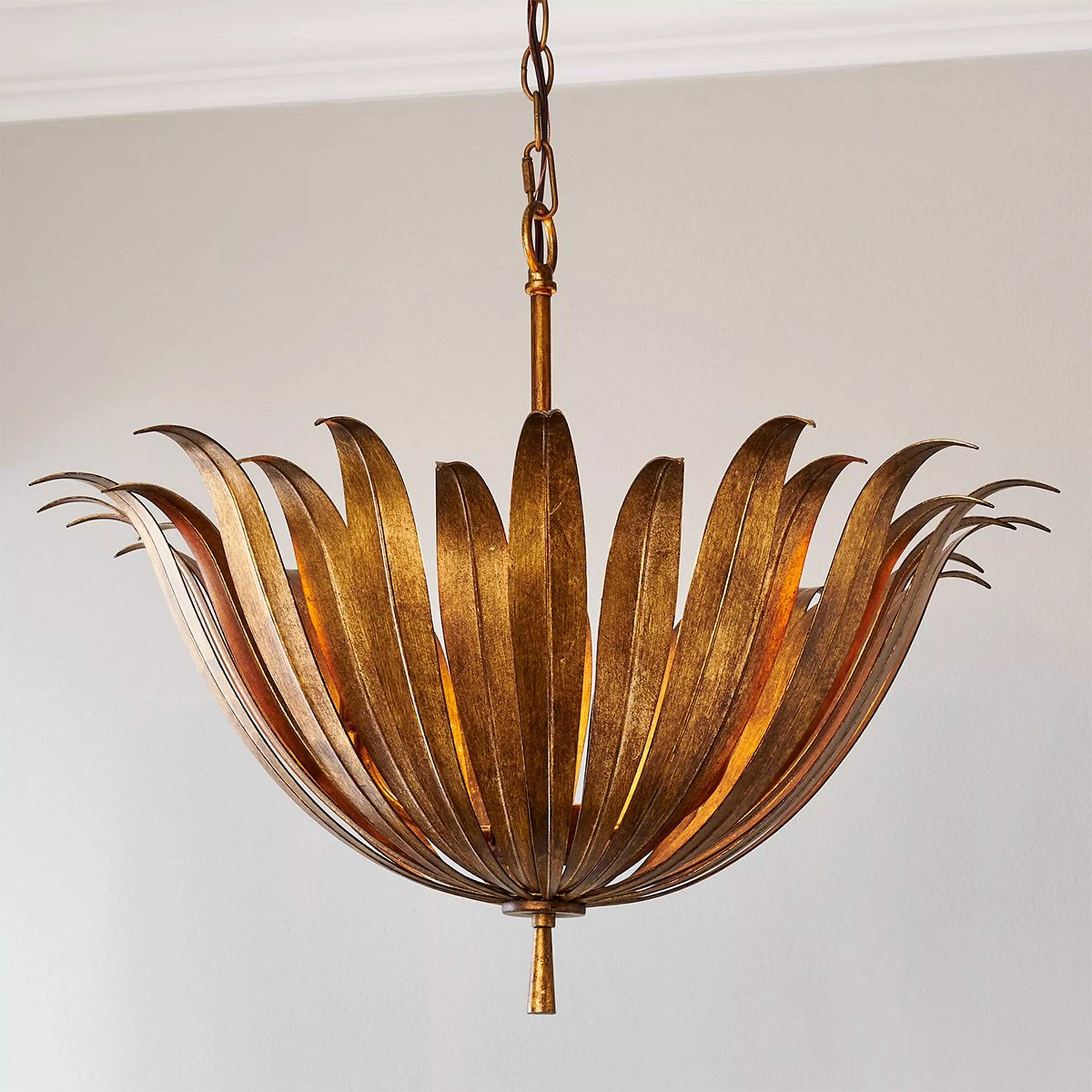Vicenzio Leaf Chandelier - Large | Shades of Light