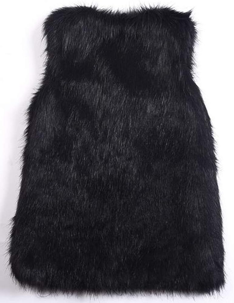 Youhan Women's Faux Fur Vest Coat Sleeveless Jacket | Amazon (US)
