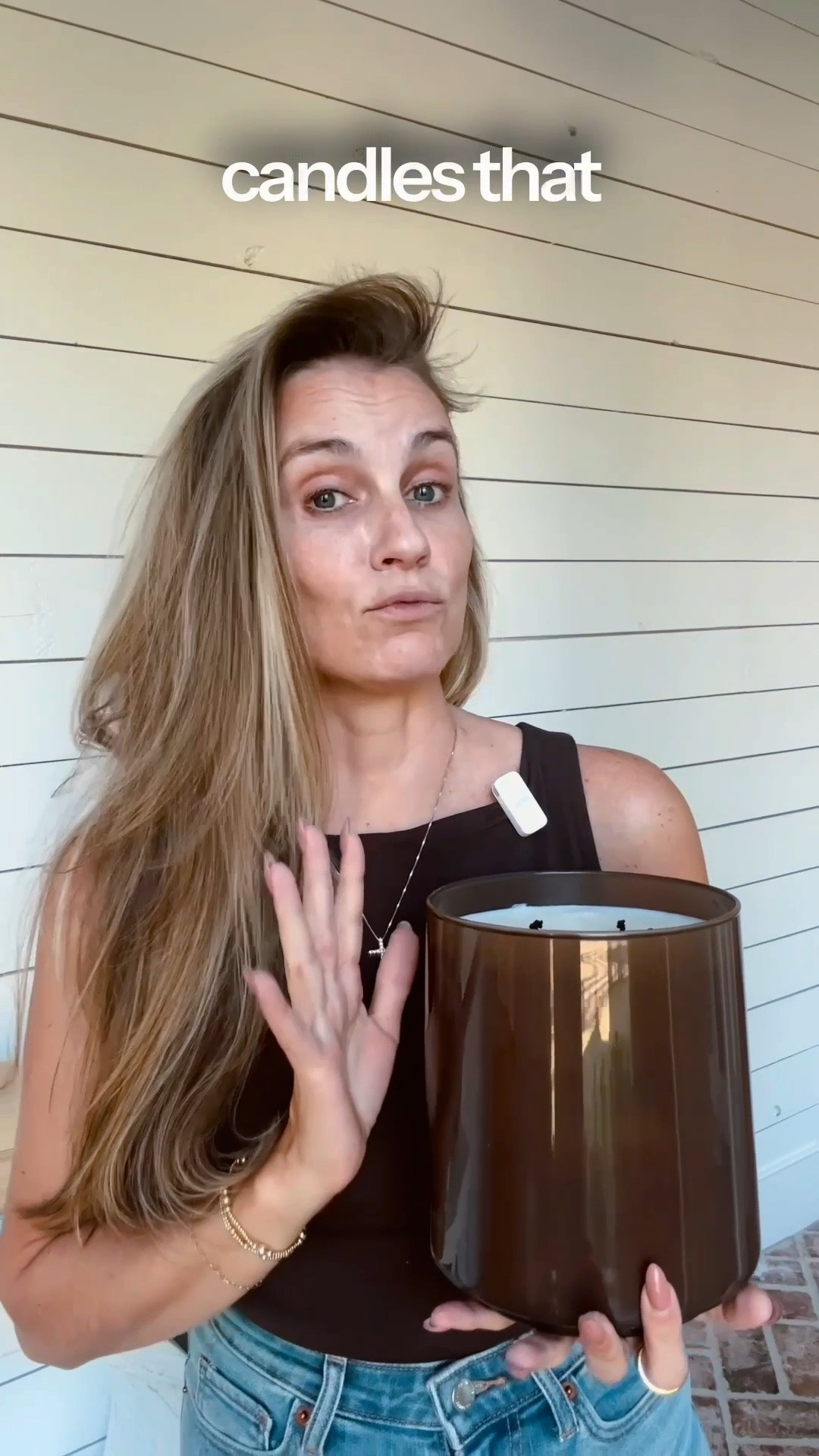 These $36 extra large candles from Walmart smell INSANE! They’re inspired by luxury candles that cost anywhere from $500 - +$700!! I love them so much I’ve now ordered four. 

My super flattering tank top is on sale for $8 with code: EXTRA. Layers beautifully for fall with blazers, sweaters, and more. Wearing size Small. 

Walmart finds, Walmart home, high end scents, luxury scents, old navy finds, workwear, figure flattering, office wear

#LTKSeasonal #LTKSaleAlert #LTKmomlife