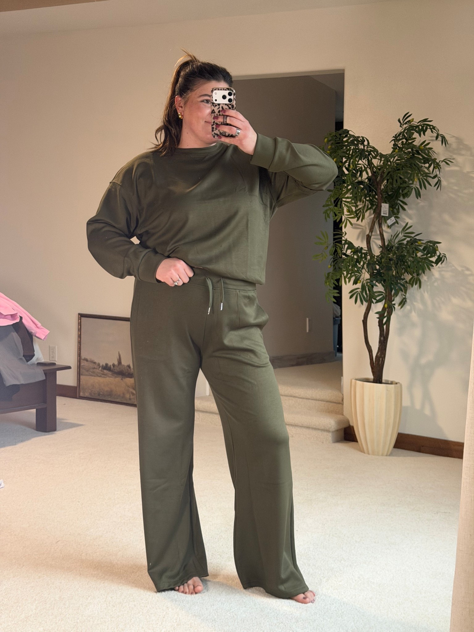 Two piece set from Amazon - perfect for wfh or travel outfit! Wearing xl. 

Midsize 

#LTKMidsize #LTKFindsUnder50 #LTKSeasonal