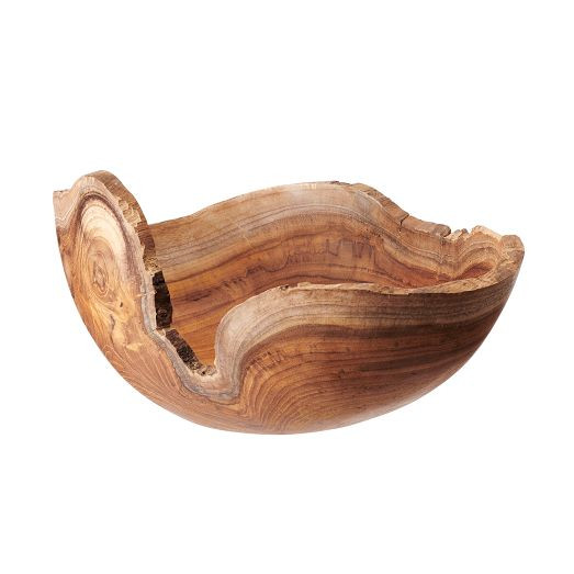 Takara Teak Wood Live Edge Bowl | West Elm (US)