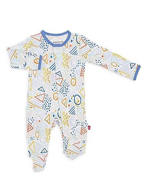 Baby Boy's Dada-Ism Modal Magnetic Footie | Saks Fifth Avenue