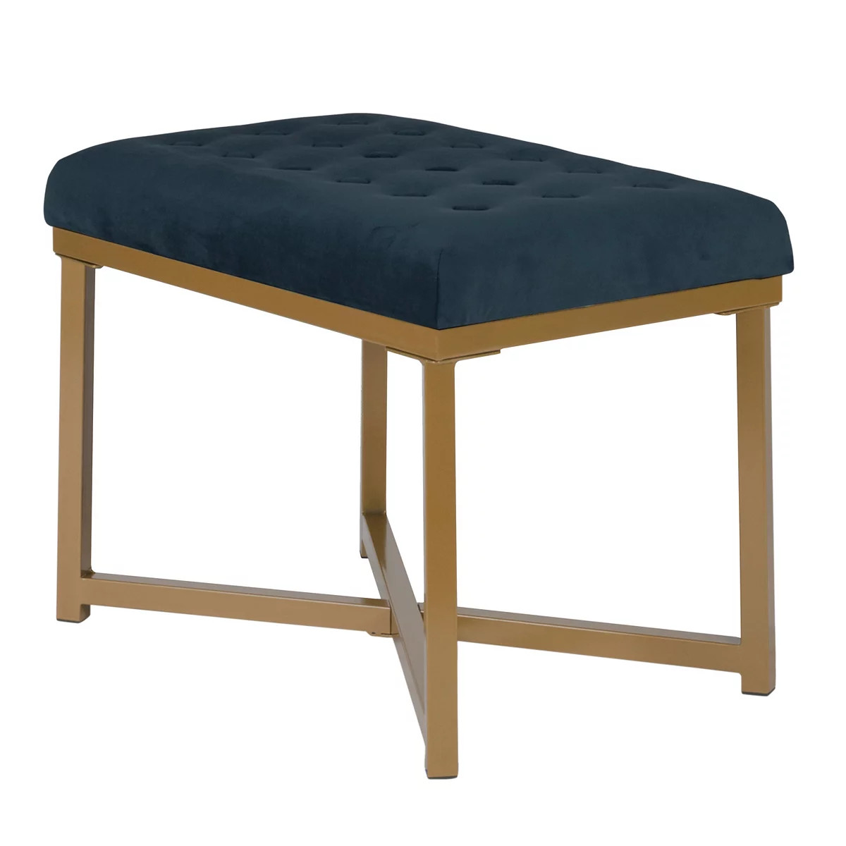 HomePop Metal Ottoman, Blue | Kohl's