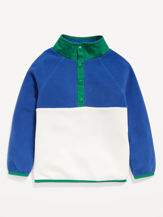 Micro Fleece Color-Block Pullover for Toddler Boys | Old Navy (US)