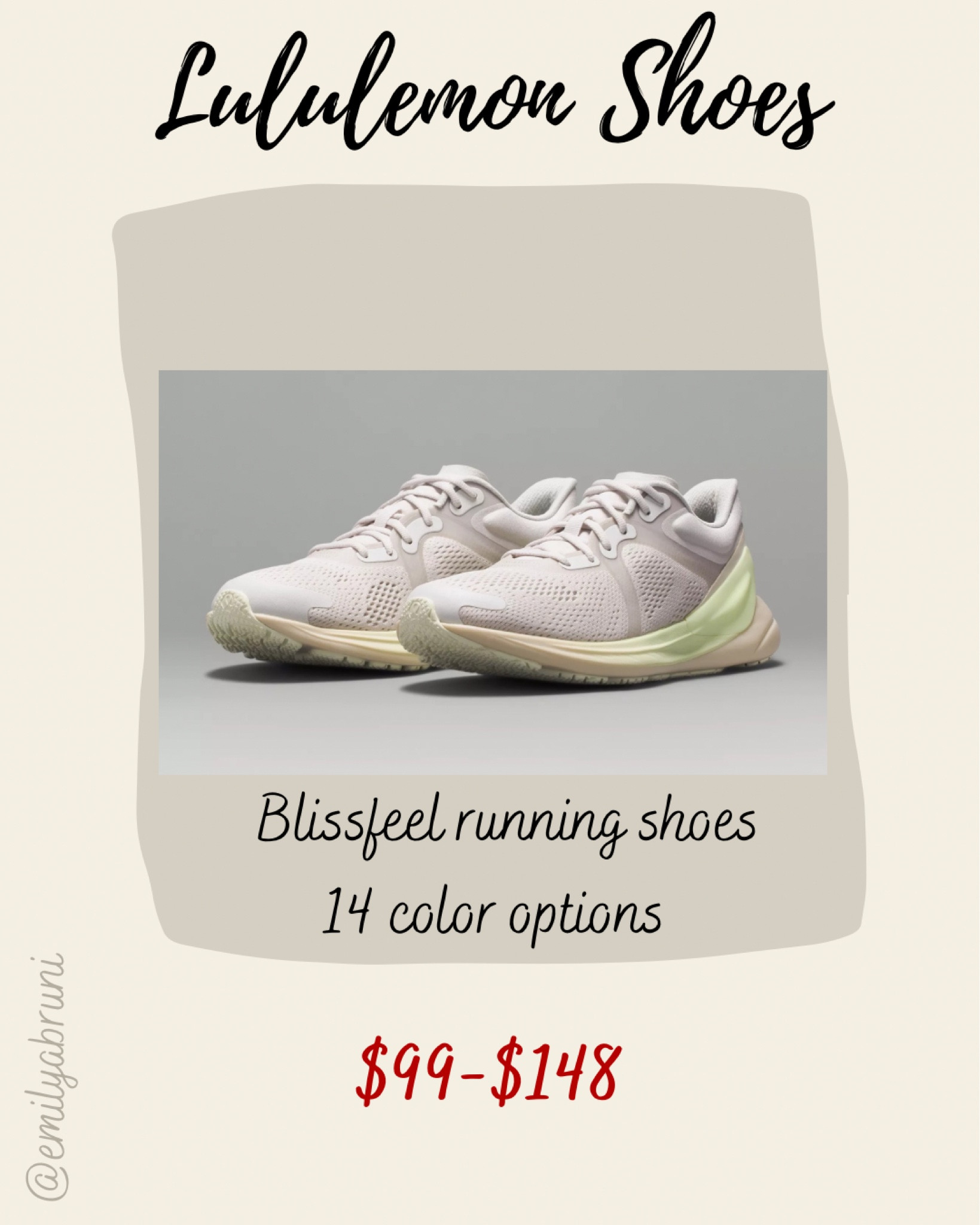 Lululemon Blissfeel womens running shoes! 14 color options, 7 on sale for $99. Runs true to size 

#LTKCyberweek #LTKsalealert #LTKshoecrush
