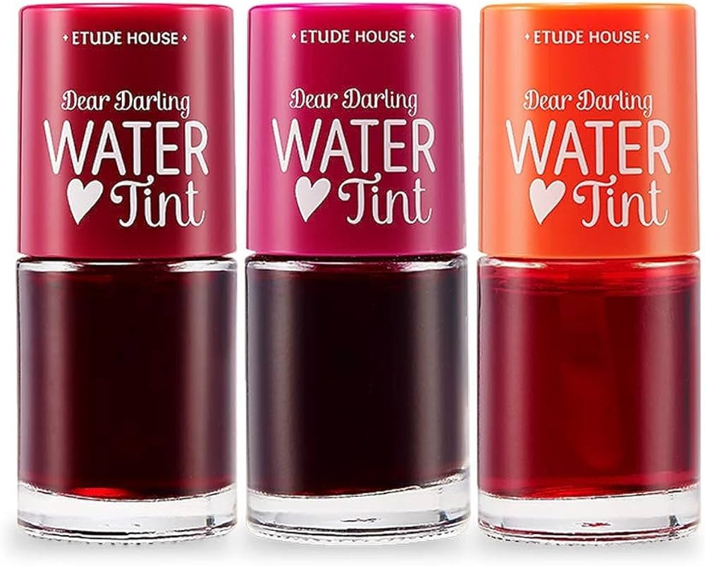 Etude House Dear Darling Water Tint 3 Color SET 9.5g x 3color | Bright Vivid Color Lip Tint with ... | Amazon (US)