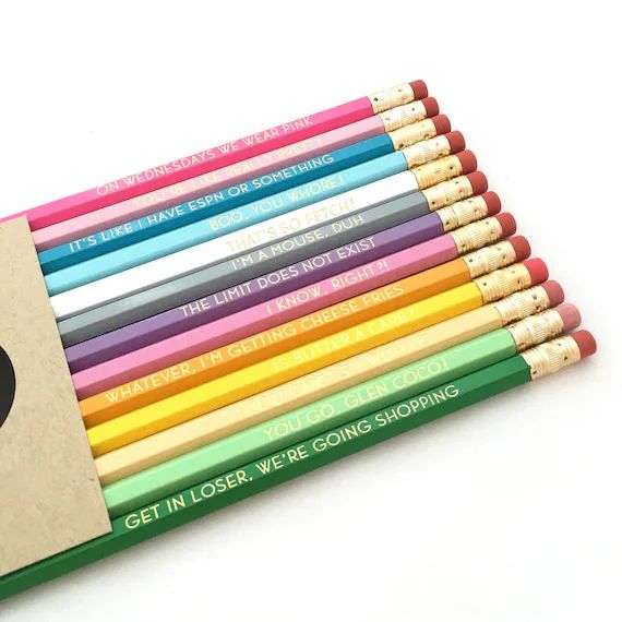 MEAN GIRLS pencil set | Etsy (US)