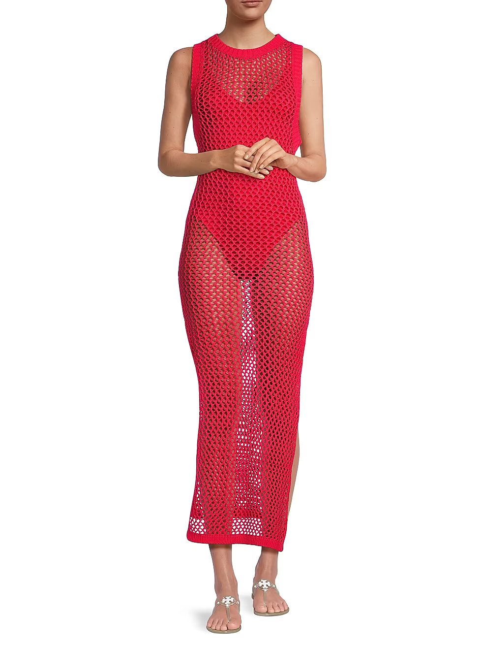 Holly Net Cover-Up Midi-Dress | Saks Fifth Avenue