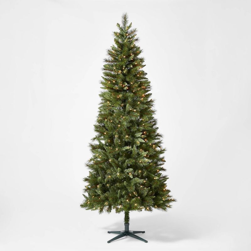 7.5ft Pre-lit Douglas Fir Artificial Christmas Tree Clear Lights - Wondershop™ | Target
