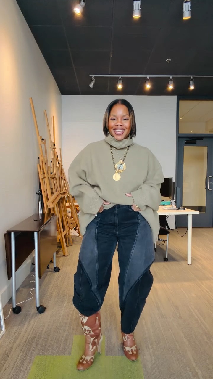 Hey girl! Happy Monday! Let’s get it and show up! Just a cute workwear lewk! What y’all think?

I feel another haircut coming my way! 🙈😂
•
•
Style over forty, easy style, elevated workwear, jewelry style