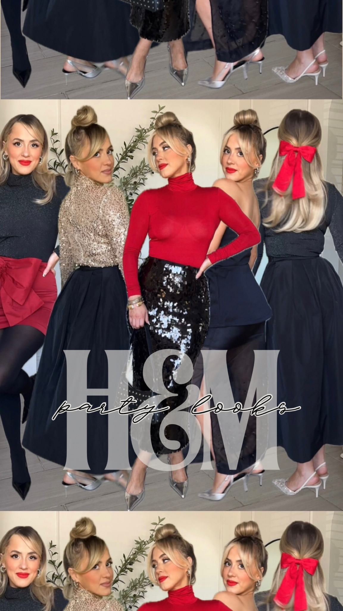 Absolutely absolutely no one does holiday party season like @hm ✨🙌🏼 30% their BLACK FRIDAY SALE

✔️Look 1: SM in sequin turtleneck//size 2 maxi skirt
✔️Look 2: SM in glitter turtleneck// size 6 in red mini skirt with bow (runs small, size up)
✔️Look 3: SM in black embellished corset//size 4 in matching midi skirt
✔️Look 4: SM in glitter turtleneck//size 2 maxi skirt
✔️Look 5: size 4 in red trousers//SM glitter button up
✔️Look 6: size 4 in black rhinestone short//XS in red turtleneck
✔️Look 7: size 4 in sequin mini skirt//XS in red turtleneck (the black sequin skirt is sold out I think so. I linked too similar ones.)
✔️Look 8: SM in satin midi skirt



#LTKCyberWeek #LTKHoliday #LTKU