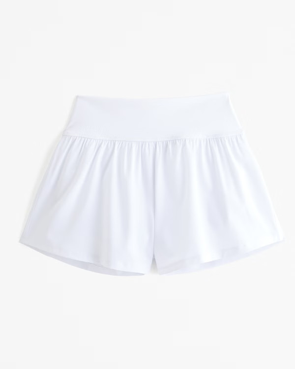 Women's YPB motionTEK Hybrid Lined Flounce Short | Women's Active | Abercrombie.com | Abercrombie & Fitch (US)