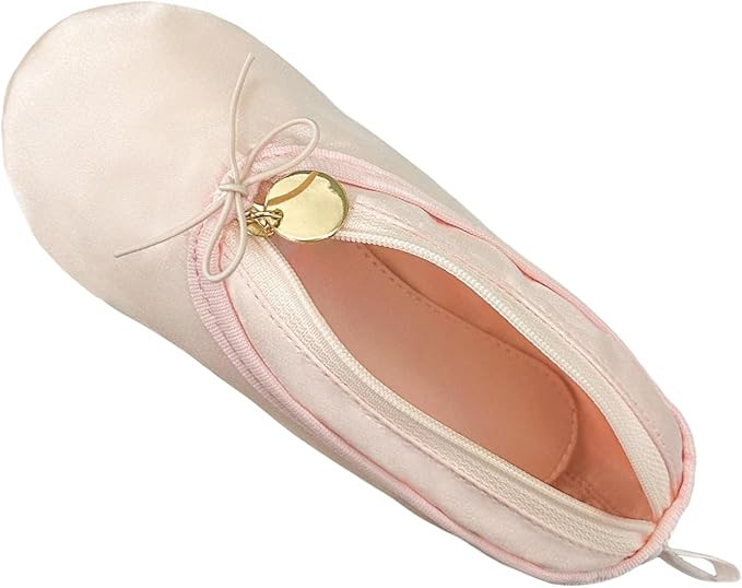 WKLOUYHE Ballet Shoe Makeup Bag Ballet Slipper Pouch Mini Makeup Bag Dancers Gifts Dance Bag for ... | Amazon (US)