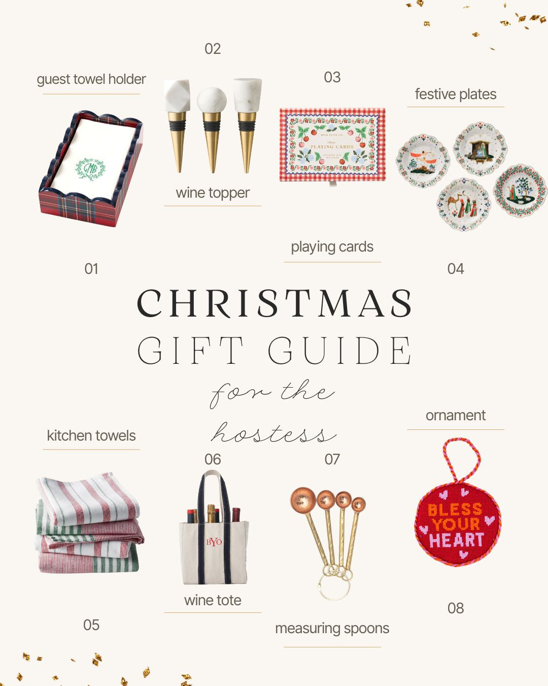 ✨ For the one who makes every gathering feel effortless — our Holiday Gift Guide for the Hostess has you covered. From beautiful serveware to cozy candles and elegant bar essentials, these thoughtful finds are perfect for the ones who love to celebrate in style. 🥂🎁 Shop the look and give the gift of gracious hosting. 

 #HolidayGiftGuide #LTKHome #HostessGifts