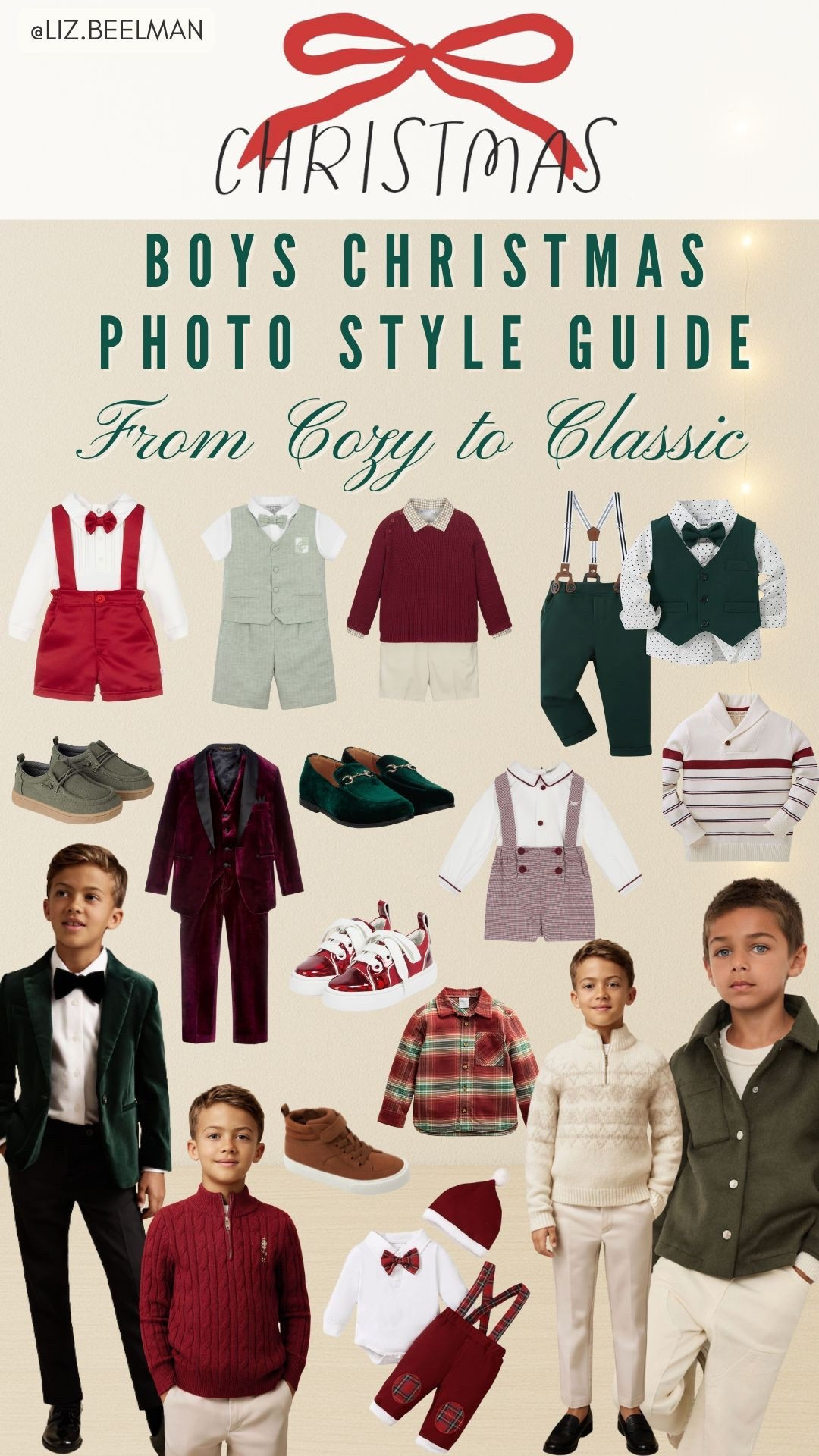 BOYS CHRISTMAS PHOTO STYLE GUIDE 