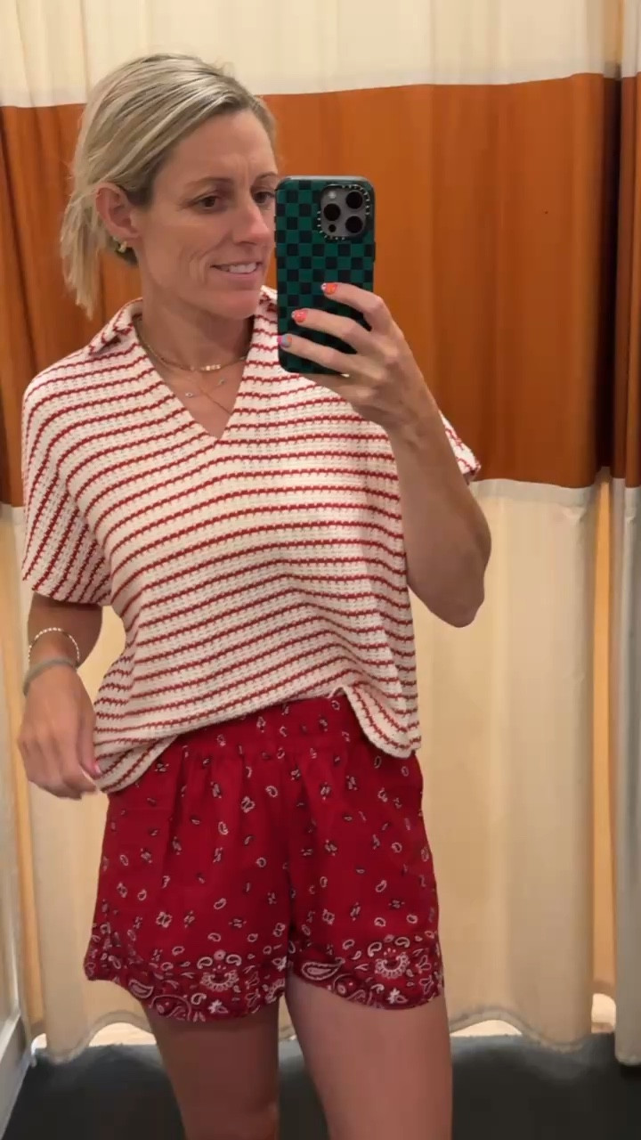 These paisley red shirts are SO GOOD!  July 4th outfit covered.  

#july4thoutfit #redwhiteandblue #summeroutfits

#LTKSeasonal #LTKOver40 #LTKmomlife