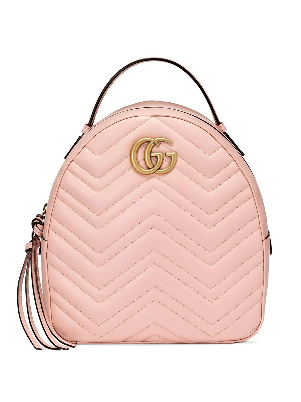 Gucci Pink GG Marmont leather backpack - Pink & Purple | FarFetch US