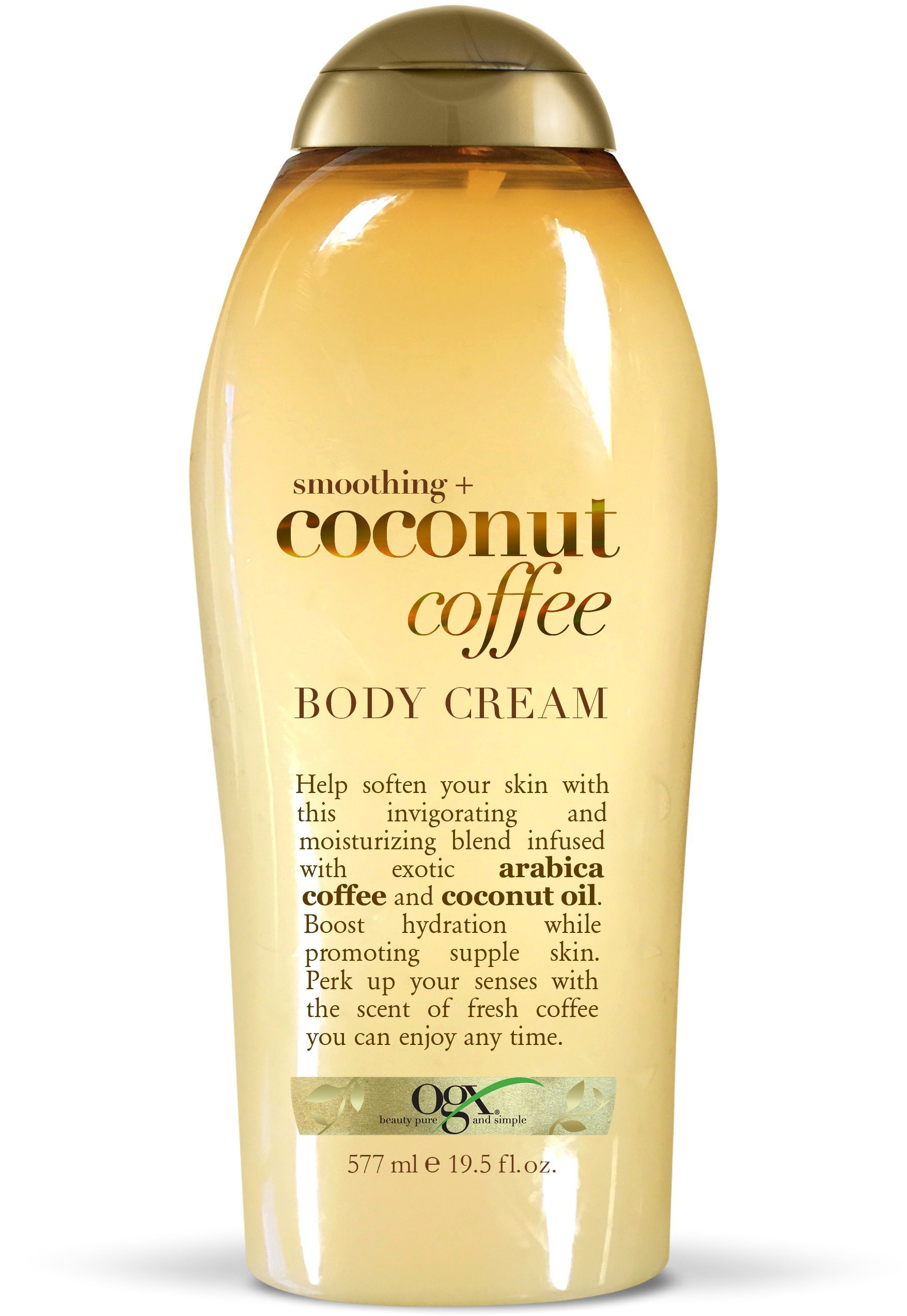 OGX Smoothing + Coconut Coffee Body Cream 19.5 oz | Amazon (US)