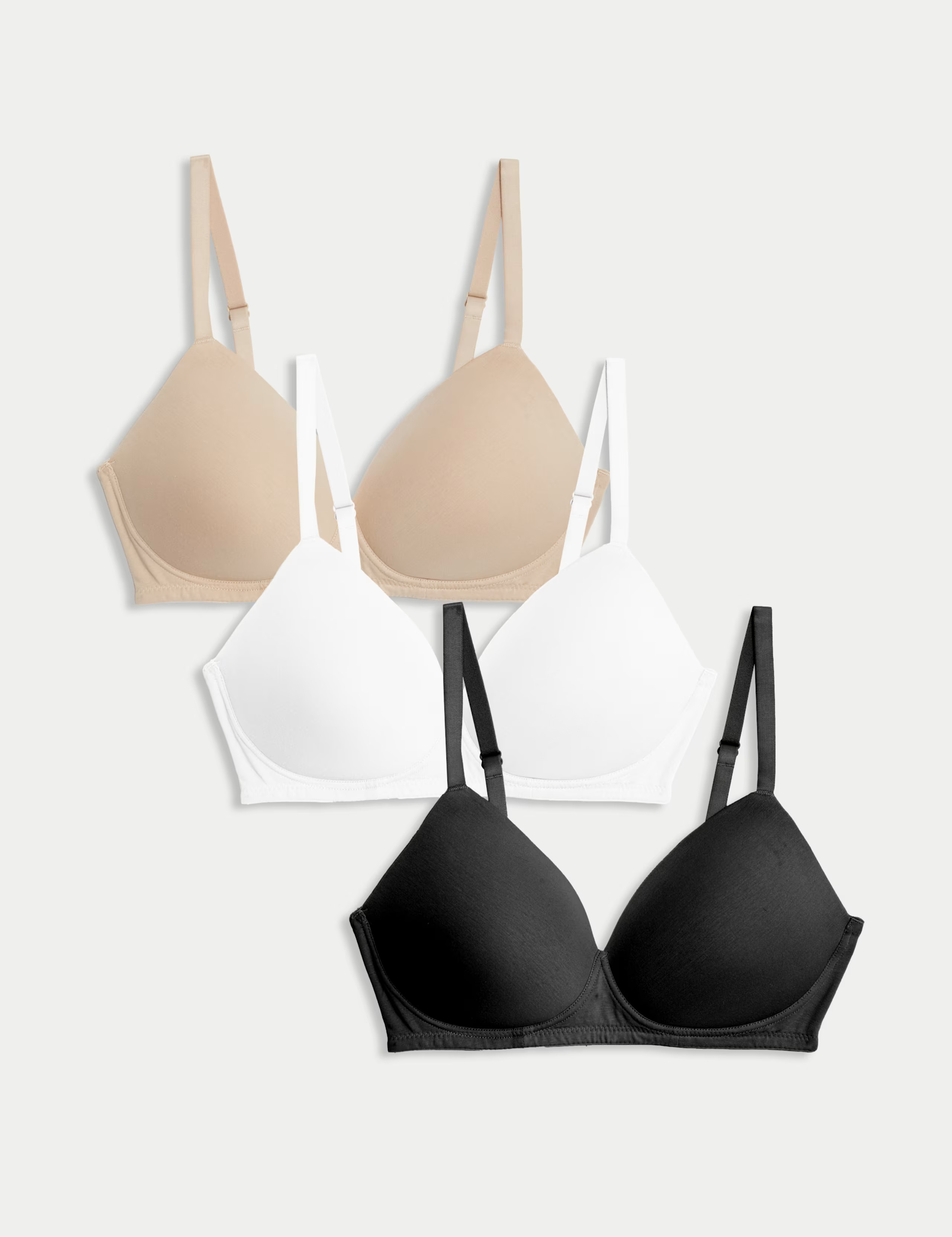 3pk Non Wired T-Shirt Bras A-E | Marks & Spencer (UK)