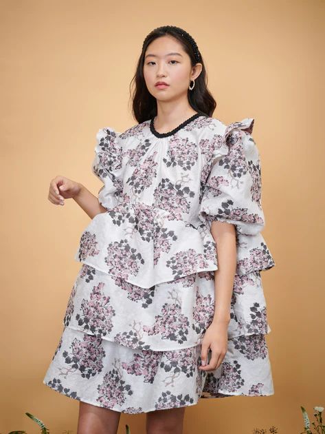 DREAM Celandine Jacquard Oversized Mini Dress | Sister Jane (UK)