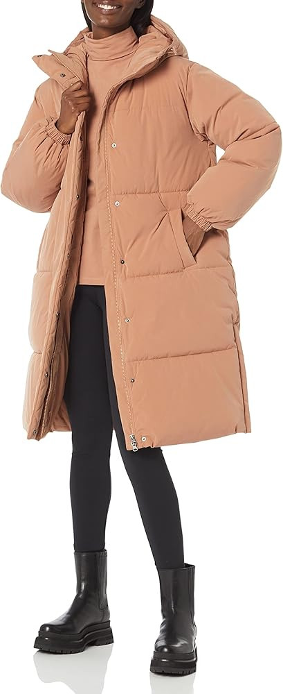 Amazon Essentials Women's Oversized Long Puffer Jacket (Available in Plus Size) | Amazon (US)