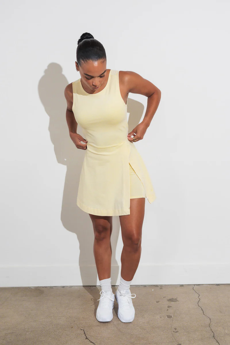 Vitality Essence Wrap Dress - Butter | Vitality