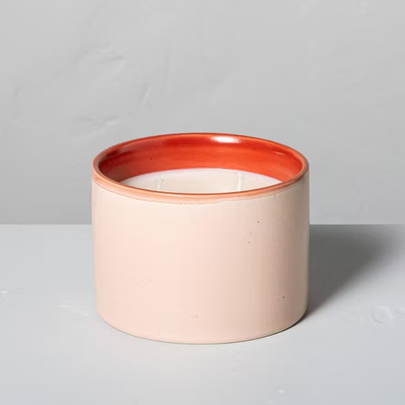 Citrus Grove Two-Tone Ceramic Seasonal Candle - Hearth & Hand™ with Magnolia | Target